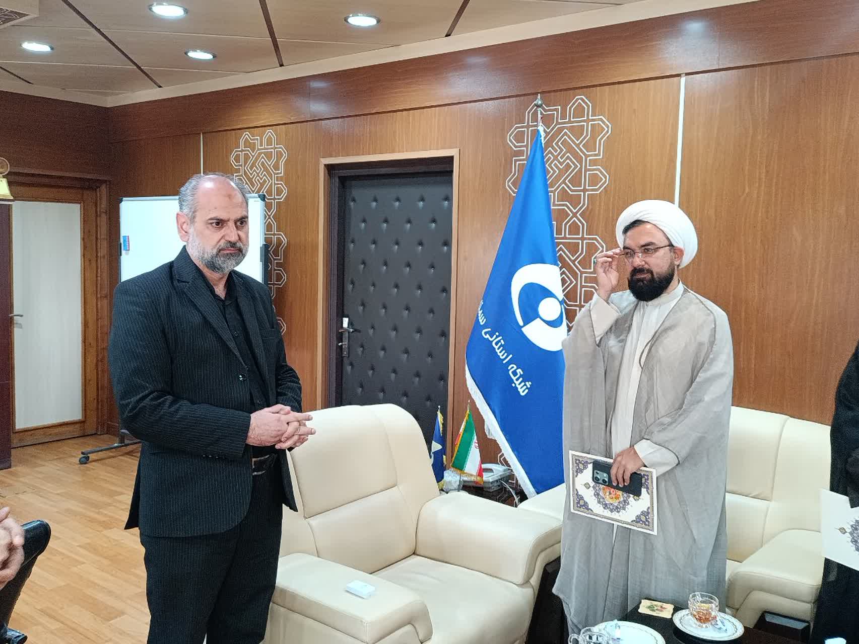 دیدار مدیر ستاد اقامه نماز استان سمنان با مدیرکل صدا و سیمای مرکز سمنان