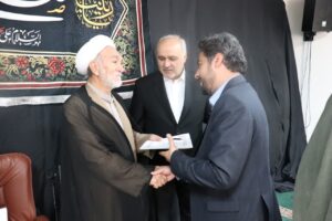 تجلیل از فعالان عرصه نماز در موسسه صنعتی گوشت مشهد برگزار شد