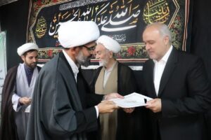 تجلیل از فعالان عرصه نماز در موسسه صنعتی گوشت مشهد برگزار شد