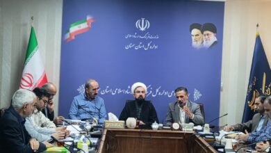 جلسه شورای اقامه نماز اداره کل فرهنگ و ارشاد اسلامی استان سمنان برگزار شد