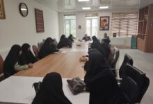 جلسه فرهنگی و آموزشی فعالین فرهنگی بانوان شهرستان کلات برگزار شد