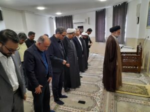 افتتاح نمازخانه شهرک صنعتی سلفچگان با حضور مدیران استانی و محلی