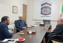 رئیس کمیسیون فرهنگی شورای شهر کرج با مدیر ستاد اقامه نماز البرز دیدار کرد