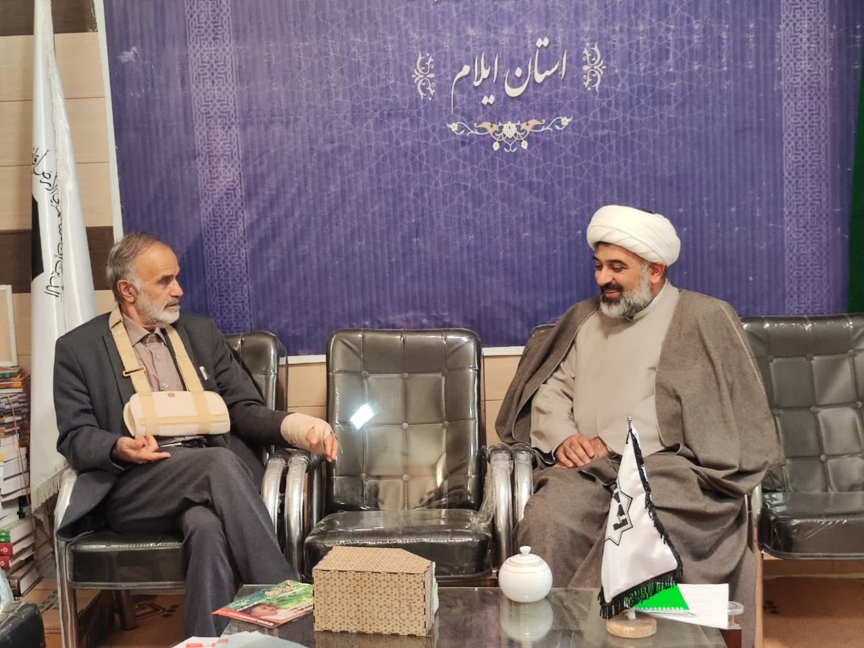دیدار رئیس کانون رسیدگی به امور مساجد با مدیر ستاد اقامه نماز استان ایلام