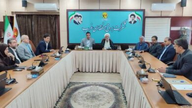 جلسه شورای اقامه نماز شرکت برق منطقه‌ای غرب استان کرمانشاه -1
