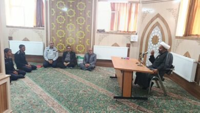 از سربازان وظیفه یگان حفاظت زندان مرکزی بیرجند در امر نماز تجلیل شد