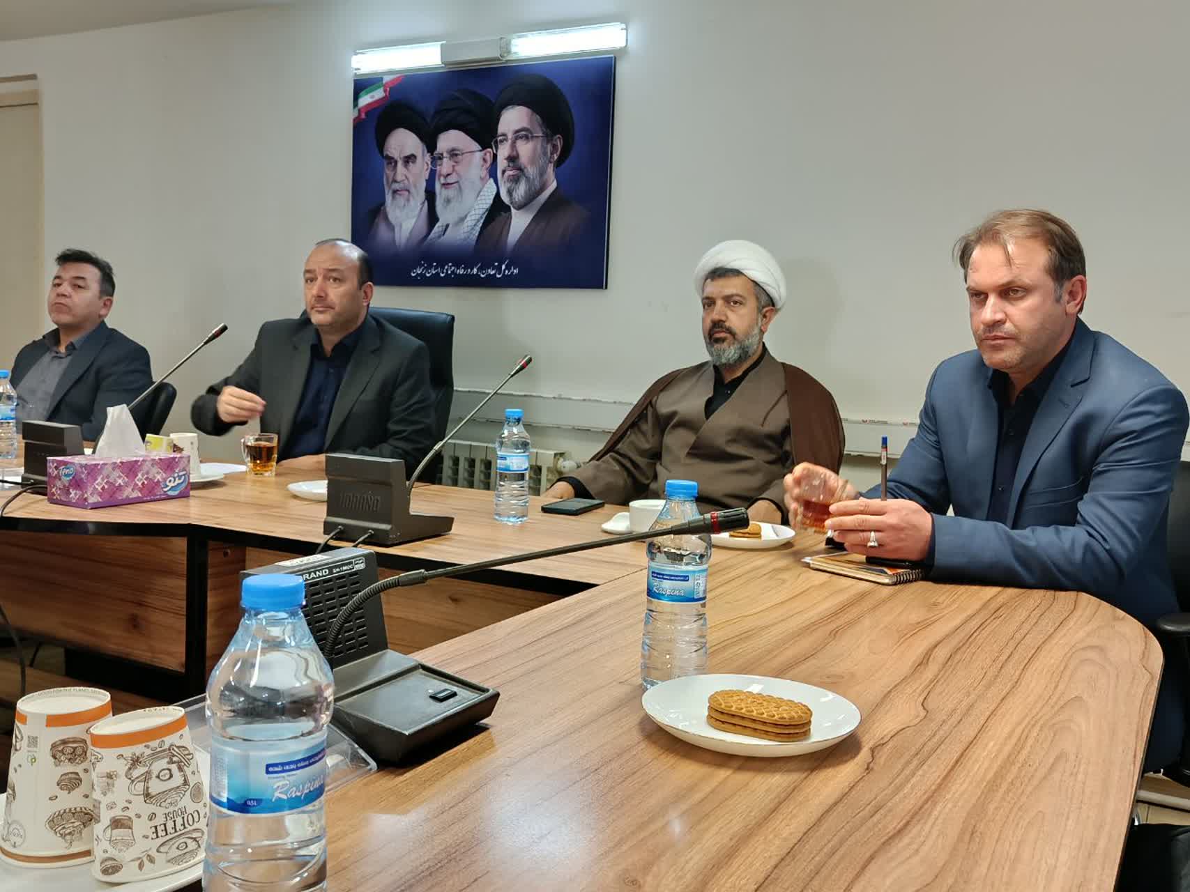 جلسه شورای هماهنگی دستگاه‌های تابعه وزارت تعاون کار و رفاه اجتماعی استان زنجان برگزار شد