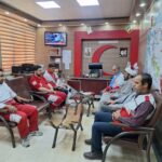 جلسه شورای اقامه نماز هلال احمر شهرستان آذرشهر