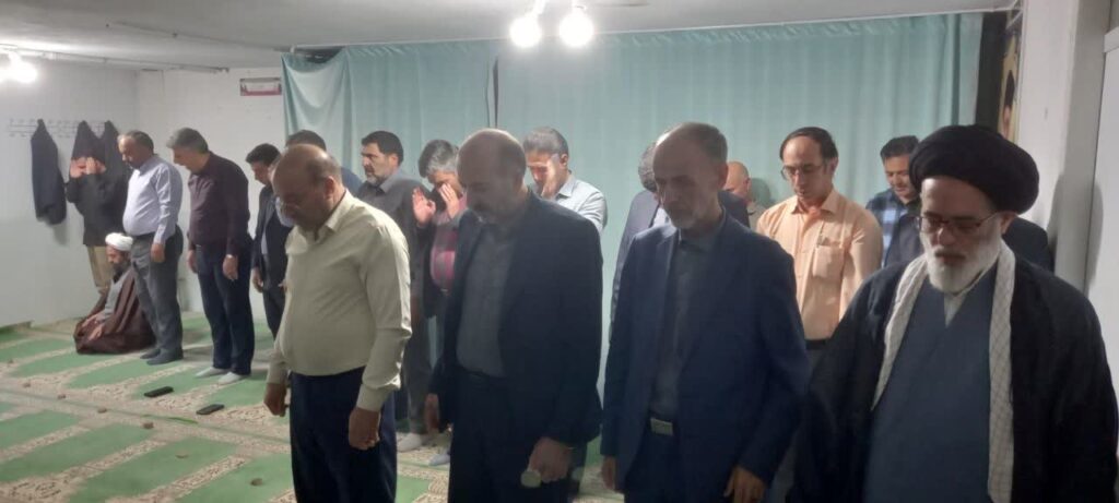 جلسه شورای اقامه نماز شهرداری شهرستان قیدار برگزار شد