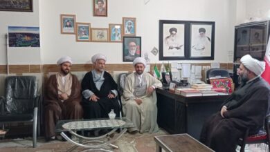 دیدار مدیر ستاد اقامه نماز استان با امام جمعه شهر بخشایش
