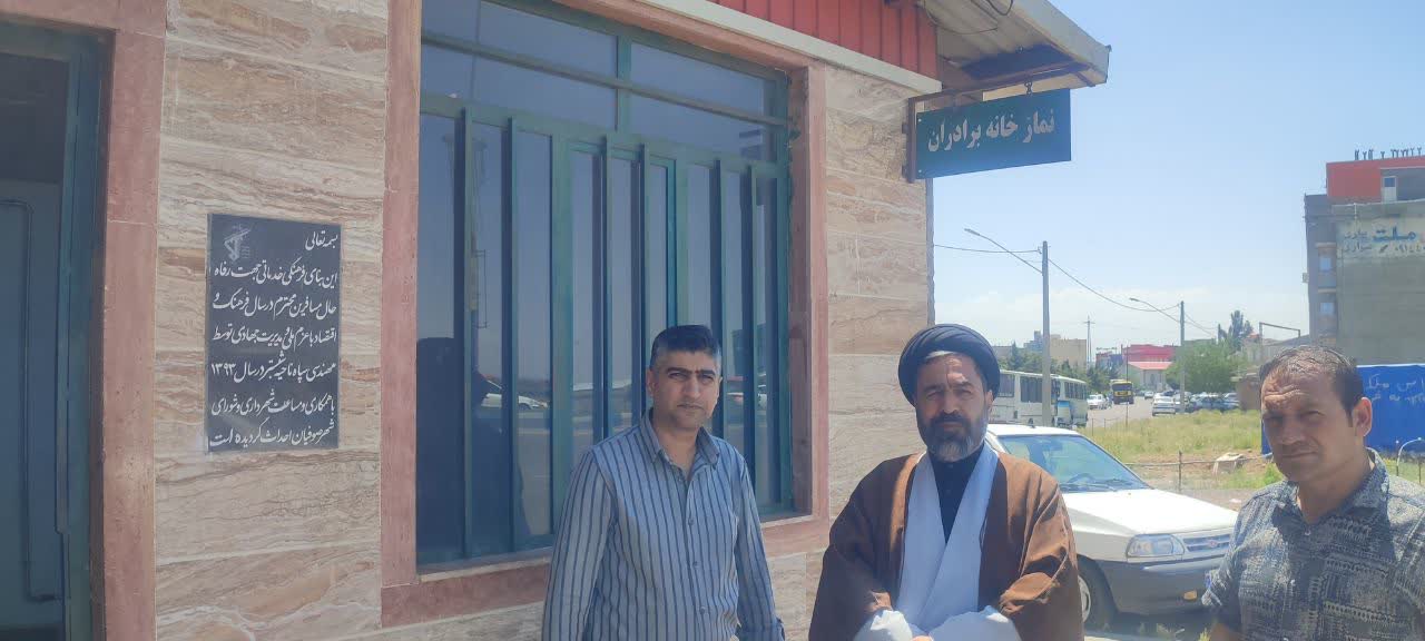 بازدید از نمازخانه های بین راهی شهرستان صوفیان