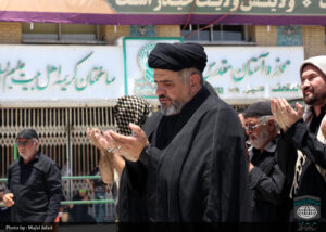 گزارش تصویری/ اقامه نماز ظهر عاشورا در قم