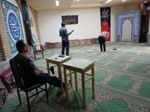 بازدید از نمازخانه های شهرداری کلانشهر تبریز
