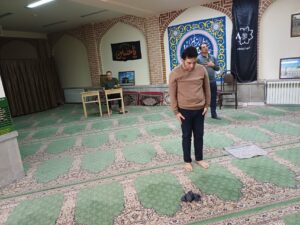 بازدید از نمازخانه های شهرداری کلانشهر تبریز