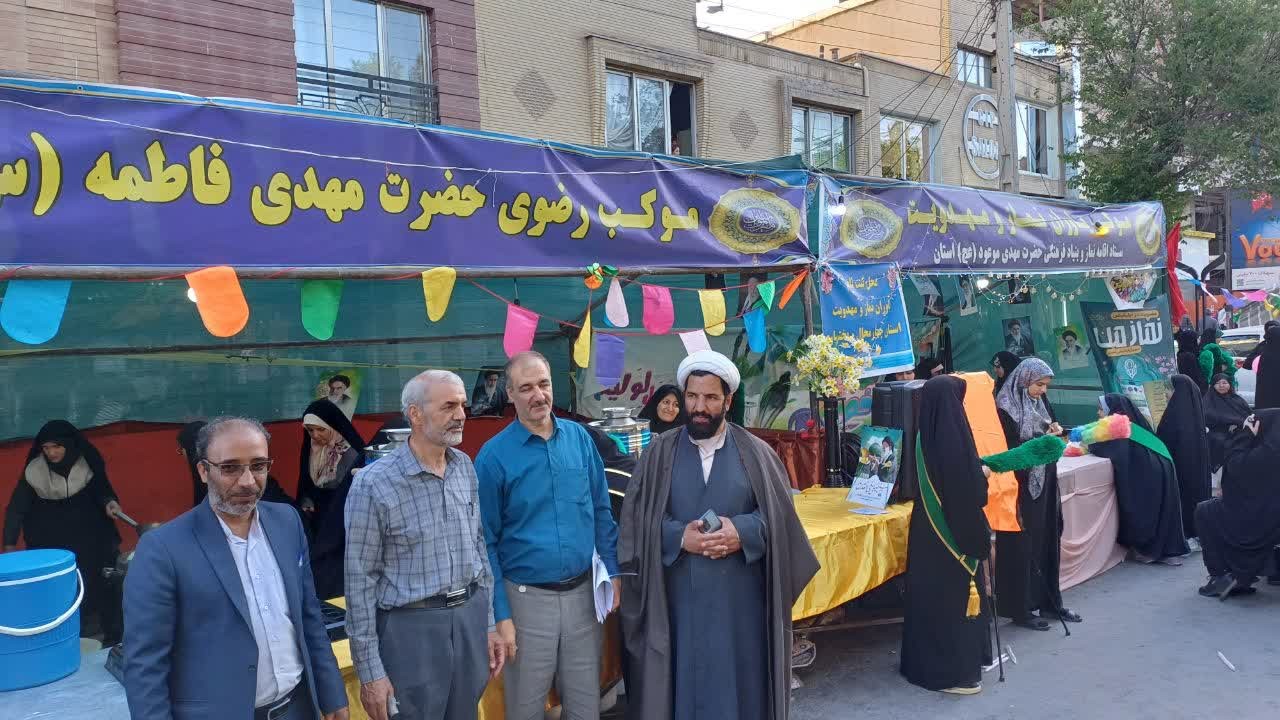 برپایی موکب یاوران نماز و مهدویت ستاد اقامه نماز چهارمحال‎‌‌وبختیاری+گزارش تصویری