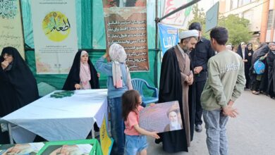 حضور ستاد اقامه نماز زنجان در جشن بزرگ عید غدیر