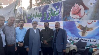 برپایی موکب نماز و مهدویت در گذر غدیر کرمان