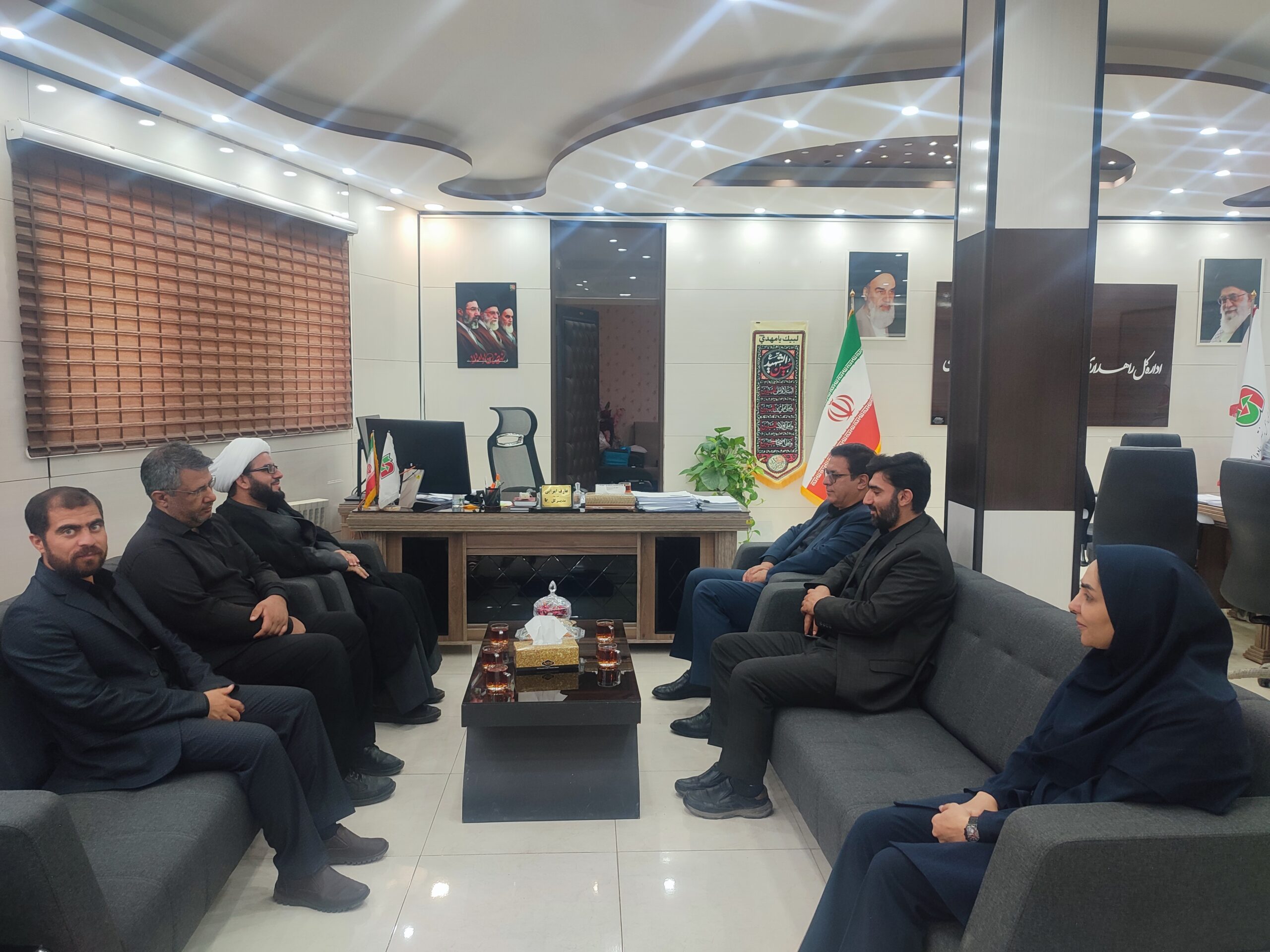 دیدار مدیر ستاد اقامه نماز و مدیرکل راهداری لرستان