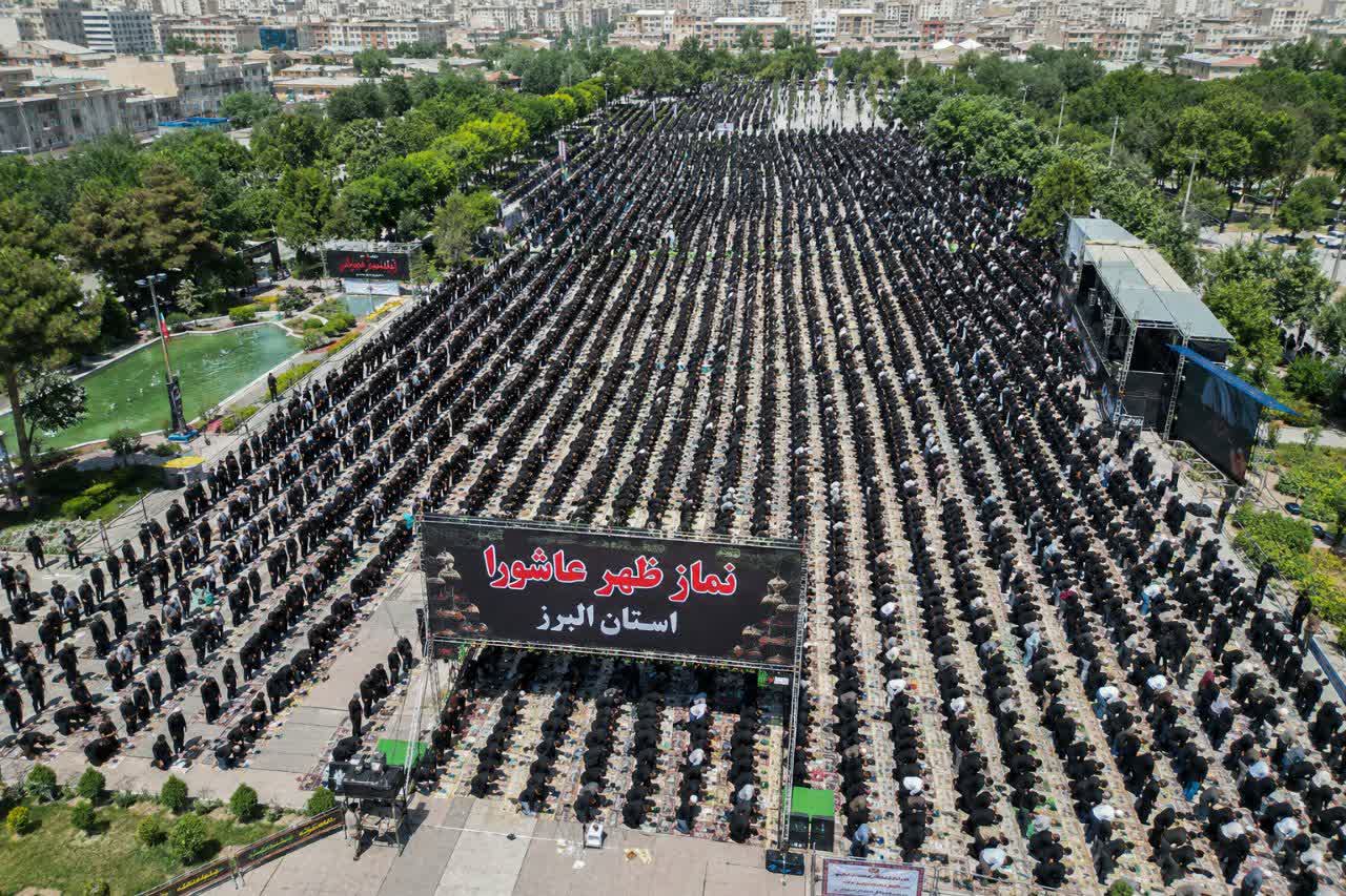نماز ظهر عاشورا ؛ تجلی وحدت وعشق در سایه پرچم حریت