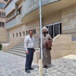 اجرای تعیین قبله با روش شاخص در نمازخانه ادارات لرستان