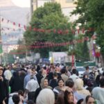 موکب ستاد اقامه نماز لرستان در روز عید غدیر و پوستر مسابقه نماز و ولایت