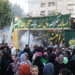 موکب ستاد اقامه نماز لرستان در روز عید غدیر و پوستر مسابقه نماز و ولایت