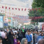 موکب ستاد اقامه نماز لرستان در روز عید غدیر و پوستر مسابقه نماز و ولایت