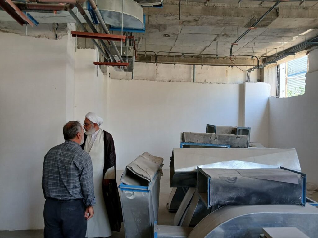 بازدید از نمازخانه در حال احداث