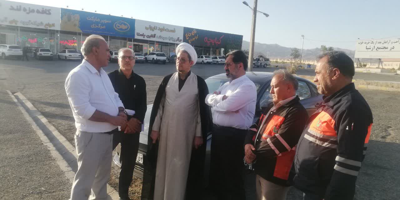 بازدید استاندار قم از مسجد بین راهی الاجتهاد