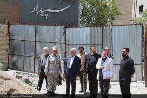 بازدید مسئولان از پروژه احداث مسجد و مجتمع فرهنگی دانشگاه فرماندهی و ستاد آجا
