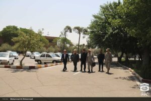 بازدید مسئولان از پروژه احداث مسجد و مجتمع فرهنگی دانشگاه فرماندهی و ستاد آجا