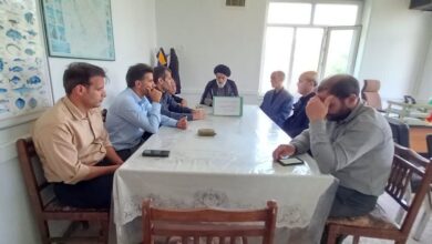 جلسه شورای اقامه نماز دامپزشکی شهرستان خدابنده برگزار شد