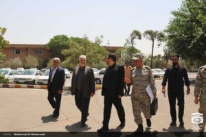 بازدید مسئولان از پروژه احداث مسجد و مجتمع فرهنگی دانشگاه فرماندهی و ستاد آجا