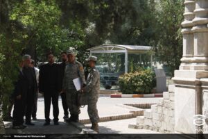 بازدید مسئولان از پروژه احداث مسجد و مجتمع فرهنگی دانشگاه فرماندهی و ستاد آجا
