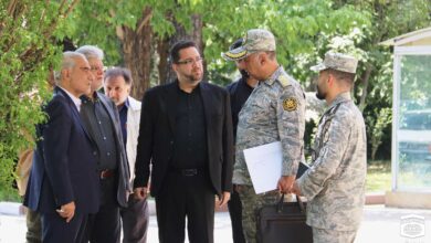 بازدید مسئولان از پروژه احداث مسجد و مجتمع فرهنگی دانشگاه فرماندهی و ستاد آجا
