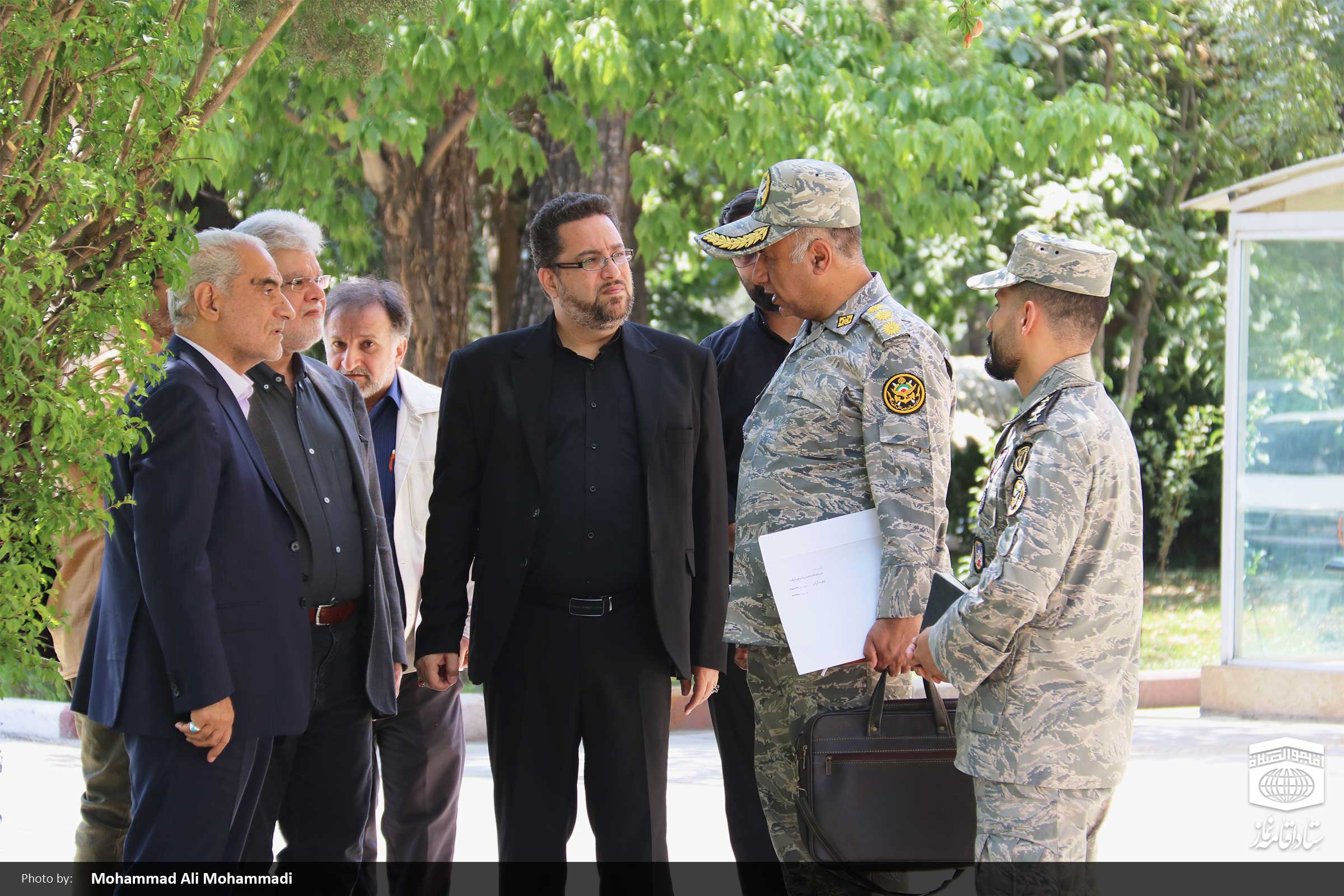 بازدید مسئولان از پروژه احداث مسجد و مجتمع فرهنگی دانشگاه فرماندهی و ستاد آجا