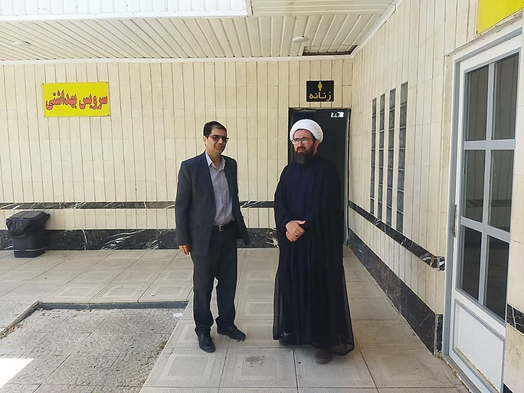 بازدید از نمازخانه و مجتمع های خدماتی رفاهی محور اراک سلفچگان استان مرکزی