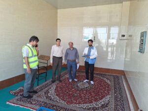 بازدید از نمازخانه های جایگاه های سوخت