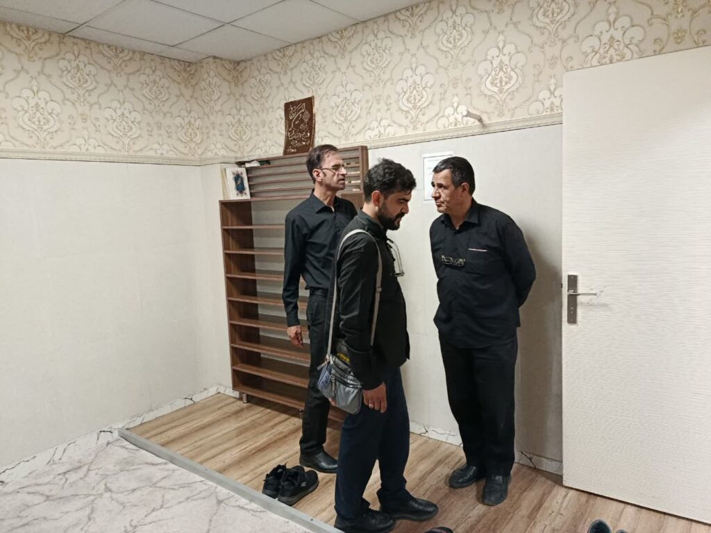 بازدید از نمازخانه های بین راهی محورهای زنجان به تبریز و زنجان به تهران