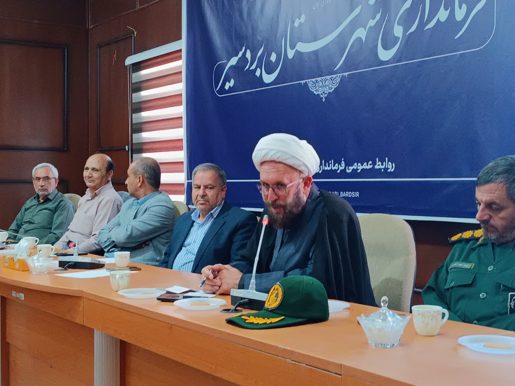 برگزاری جلسه شورای اقامه نماز شهرستان بردسیر