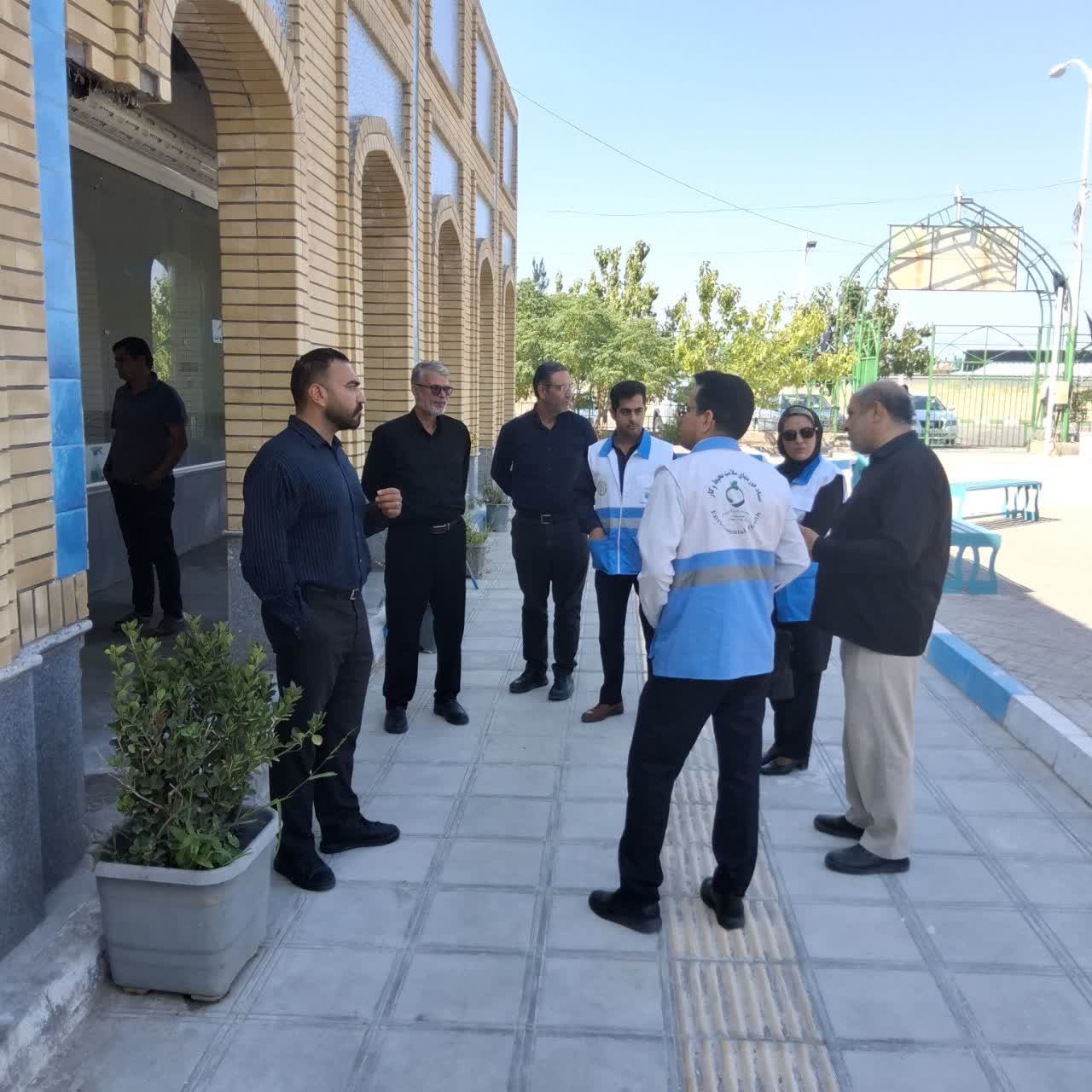 از مساجد و نمازخانه های میان راهی برای زائرین شرکت کننده در بدرقه رهبرشهید به مشهدالرضا بازدید شد