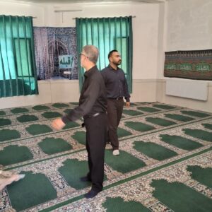 از مساجد و نمازخانه های میان راهی برای زائرین شرکت کننده در بدرقه رهبرشهید به مشهدالرضا بازدید شد