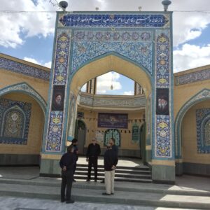 از مساجد و نمازخانه های میان راهی برای زائرین شرکت کننده در بدرقه رهبرشهید به مشهدالرضا بازدید شد