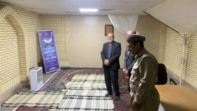 بازدید مدیر ستاد اقامه نماز استان کردستان از نمازخانههای دستگاههای اجرایی