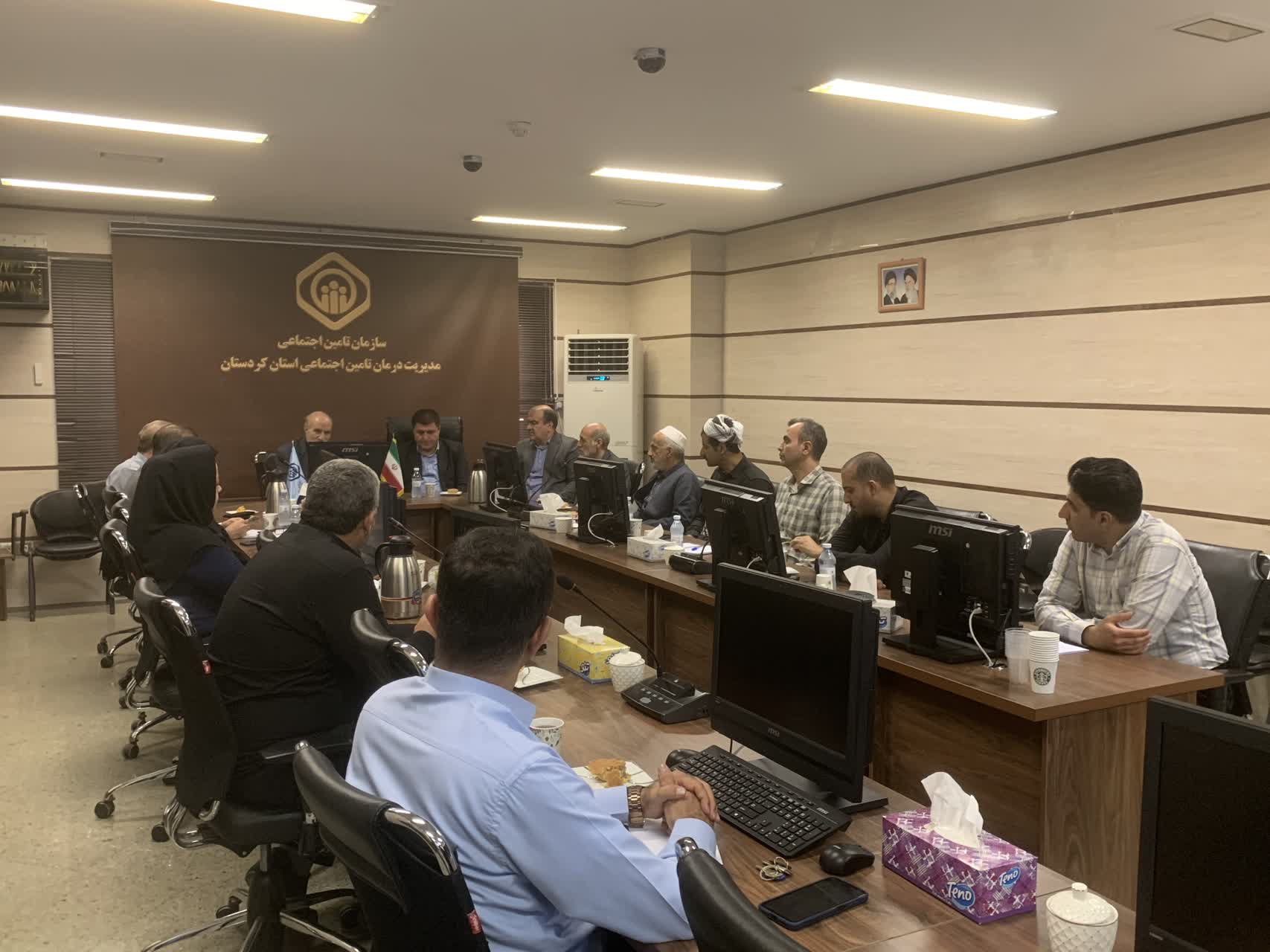 برگزاری نشست شورای اقامه نماز مدیریت درمان تأمین اجتماعی استان کردستان