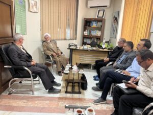 در راستای گسترش ترویج فرهنگ اقامه نماز مدیرعامل شرکت آب منطقه ای با مدیر ستاد اقامه نماز استان دیدار کرد
