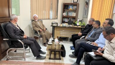 در راستای گسترش ترویج فرهنگ اقامه نماز مدیرعامل شرکت آب منطقه ای با مدیر ستاد اقامه نماز استان دیدار کرد