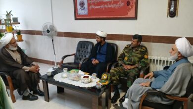 دیدار مسئول عقیدتی ،سیاسی ارتش با مدیر ستاد اقامه نماز