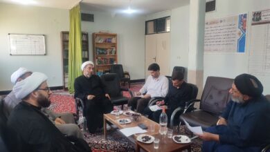 حجتالاسلام چراغی در جلسه شورای اقامه نماز سازمان جهاد کشاورزی لرستان