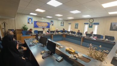 نشست شورای اقامه نماز اداره کل فرهنگ وارشاد اسلامی استان همدان